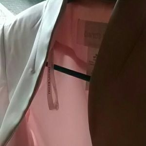 David's Bridal pink polyester bolero jacket